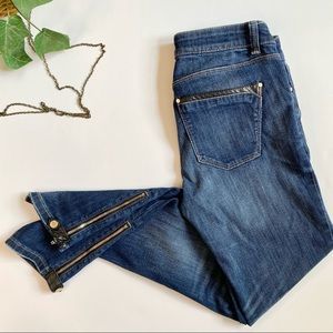 White House Black Market Jeans with Ankle Zipper